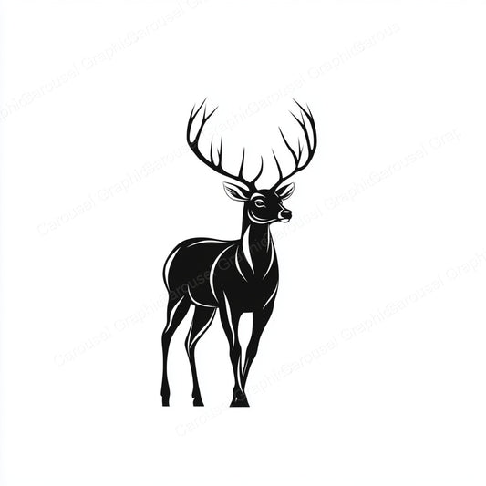 Deer Vector Graphic preview