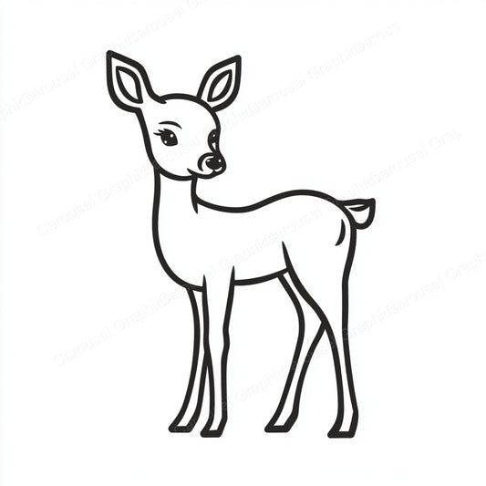 Deer Vector Graphic preview