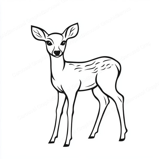 Deer Vector Graphic preview