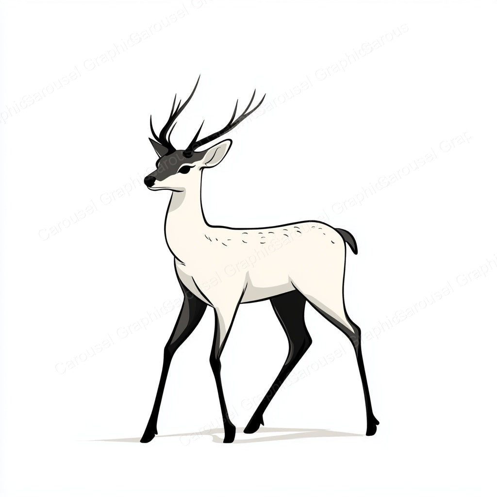 Deer Vector Graphic preview