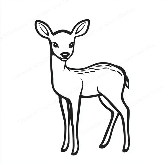 Deer Vector Graphic preview