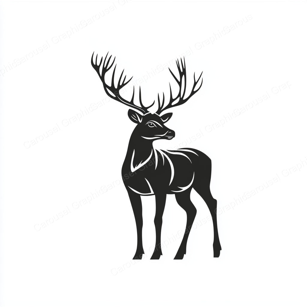 Deer Vector Graphic preview
