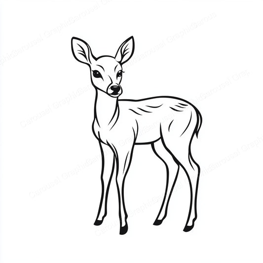 Deer Vector Graphic preview
