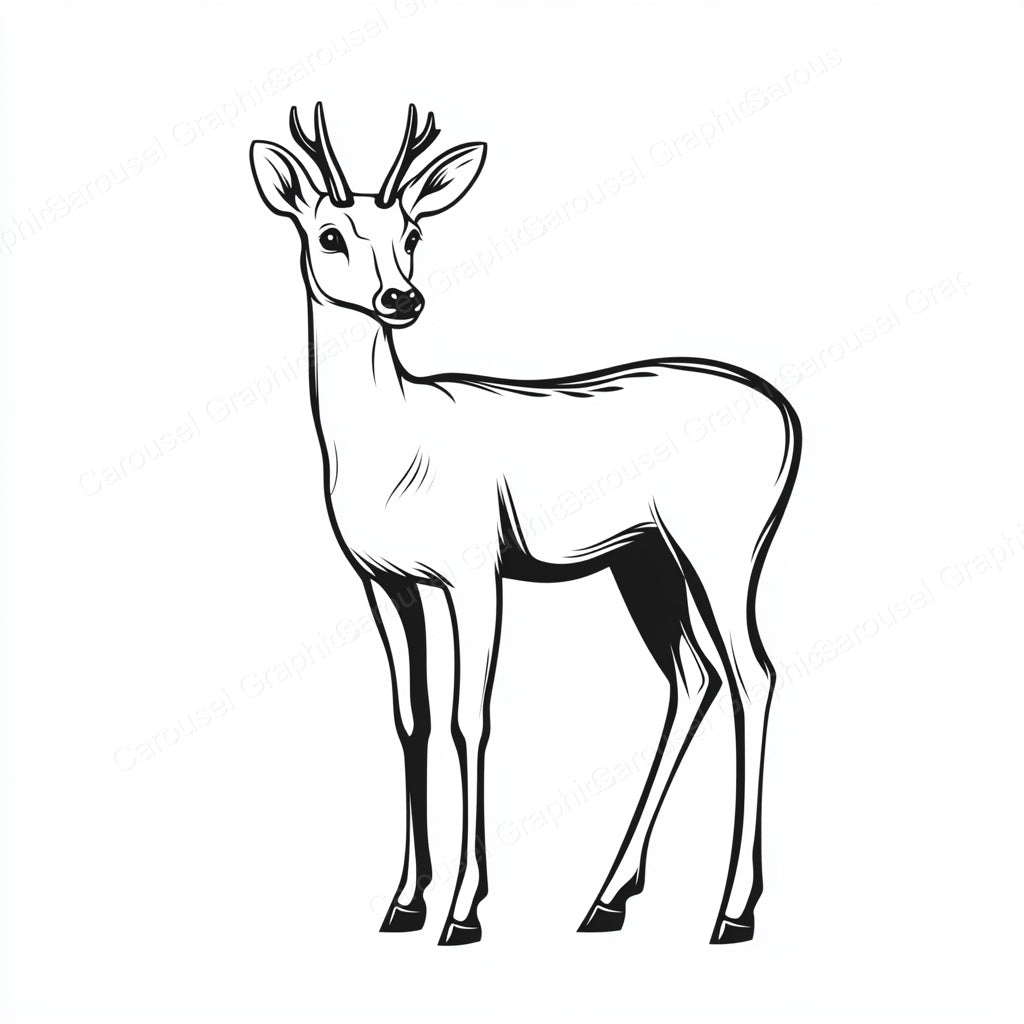 Deer Vector Graphic preview