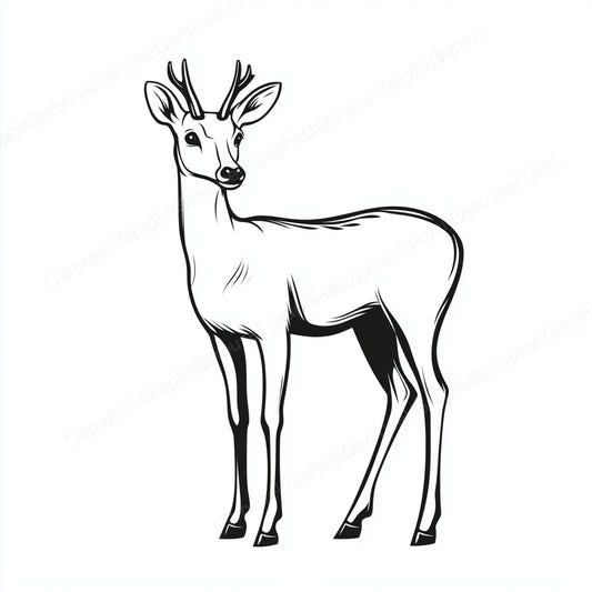 Deer Vector Graphic preview