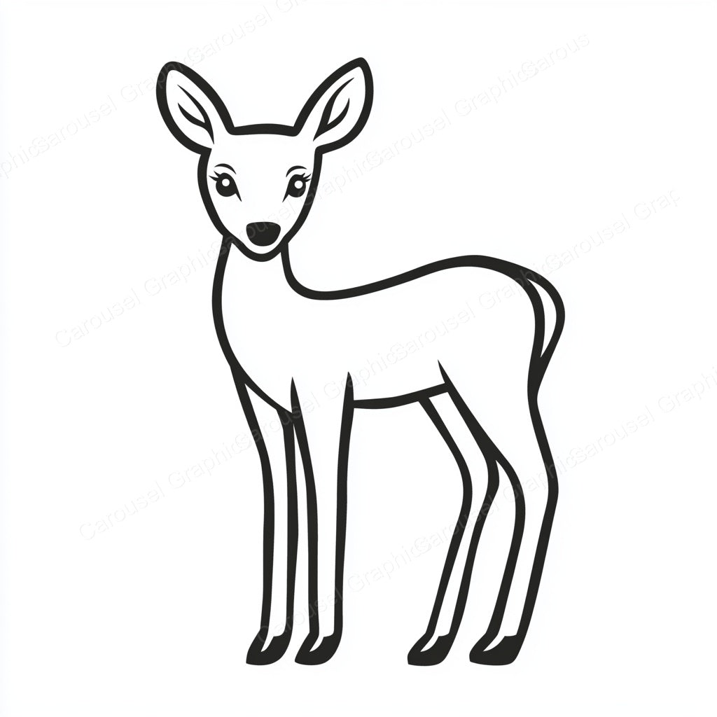 Deer Vector Graphic preview