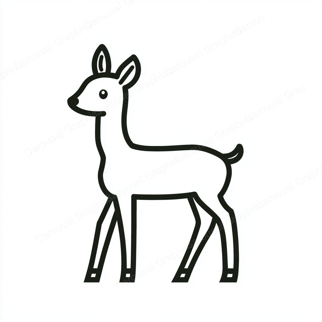 Deer Vector Graphic preview