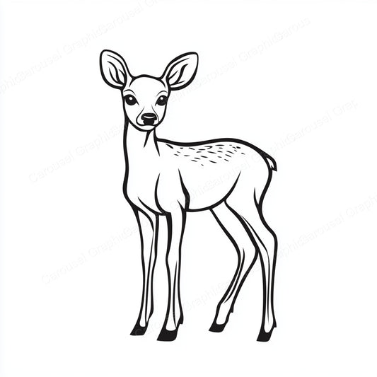 Deer Vector Graphic preview