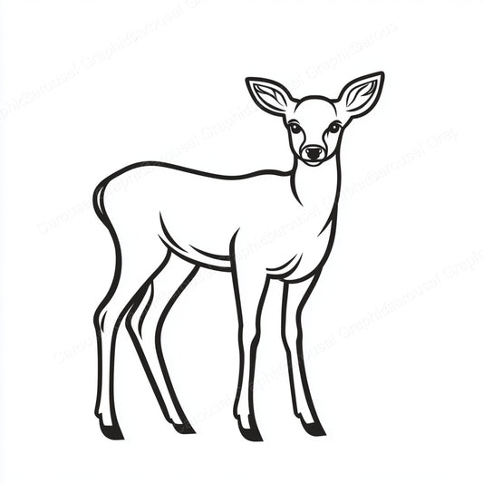 Deer Vector Graphic preview