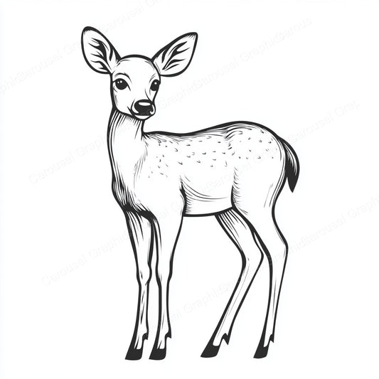 Deer Vector Graphic preview