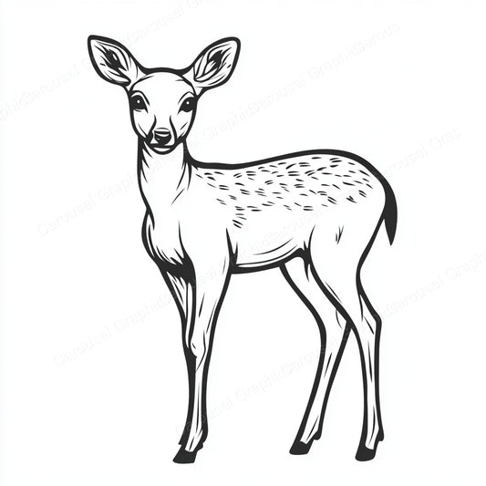Deer Vector Graphic preview