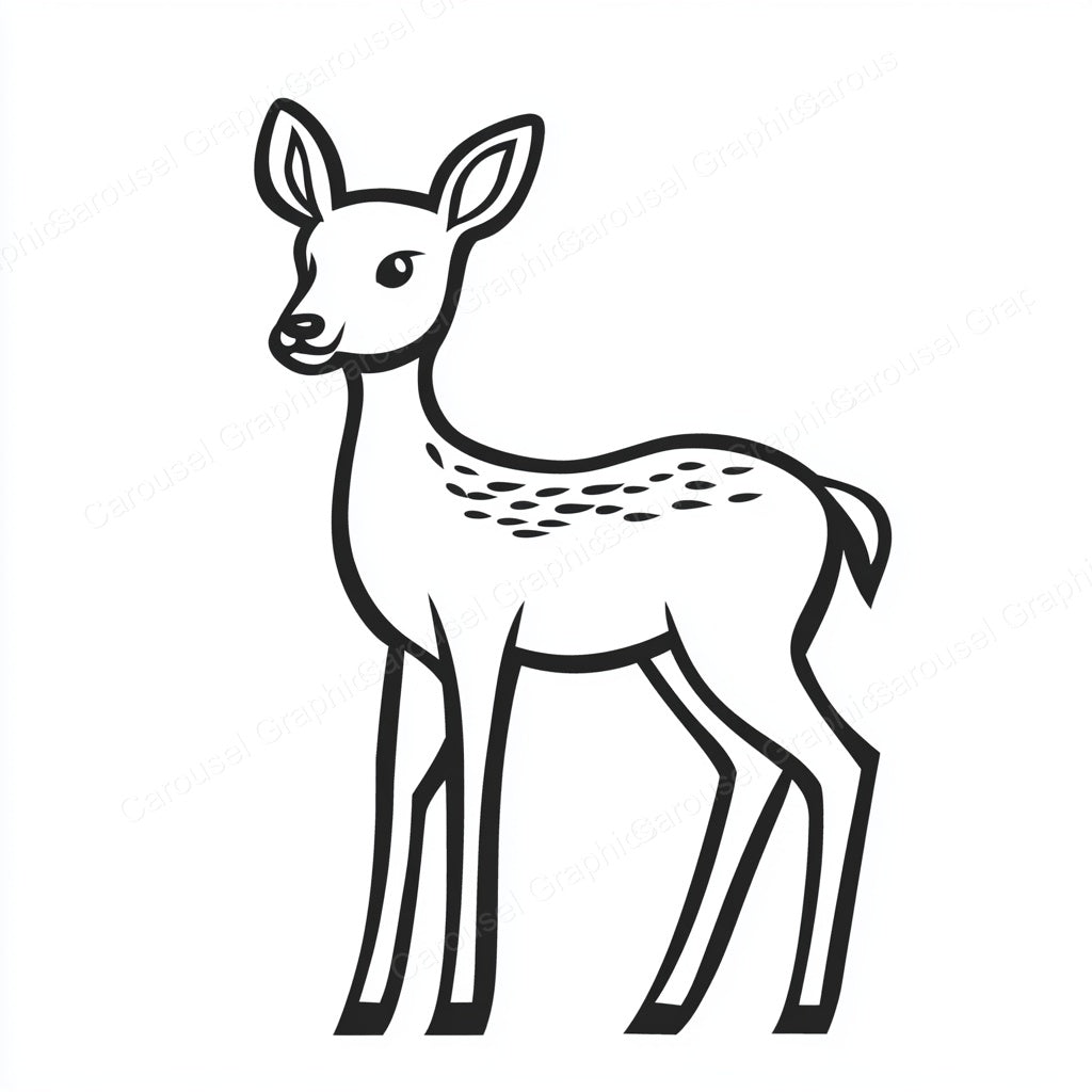 Deer Vector Graphic preview