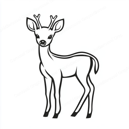 Deer Vector Graphic preview