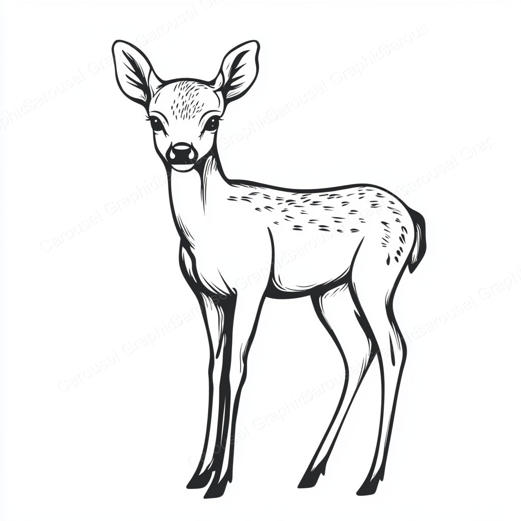 Deer Vector Graphic preview