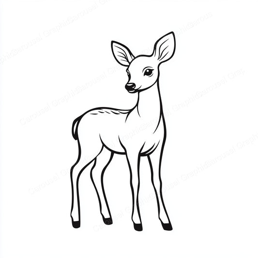 Deer Vector Graphic preview