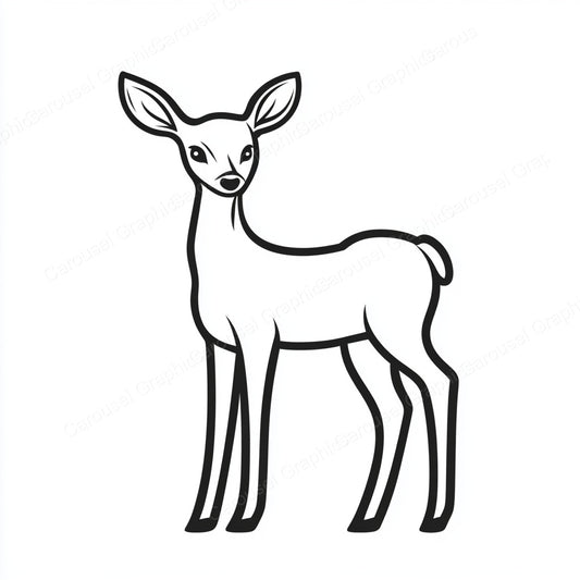 Deer Vector Graphic preview