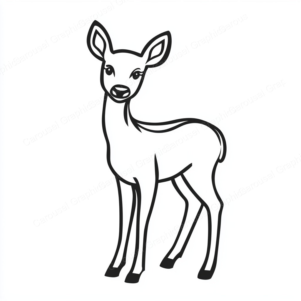 Deer Vector Graphic preview