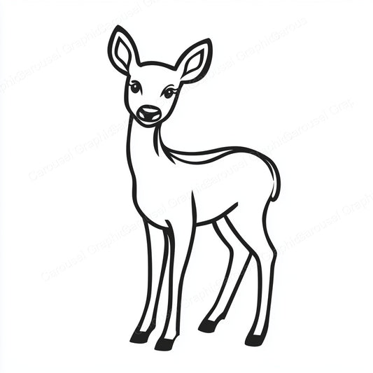 Deer Vector Graphic preview