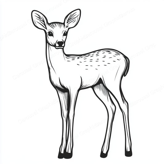 Deer Vector Graphic preview