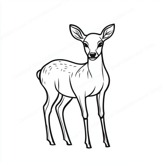 Deer Vector Graphic preview