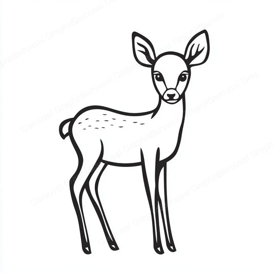 Deer Vector Graphic preview