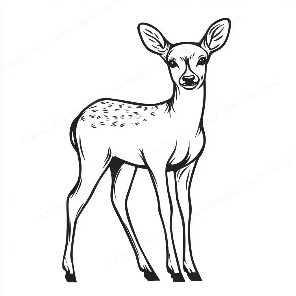 Deer Vector Graphic preview