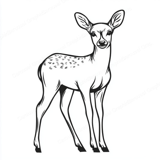 Deer Vector Graphic preview