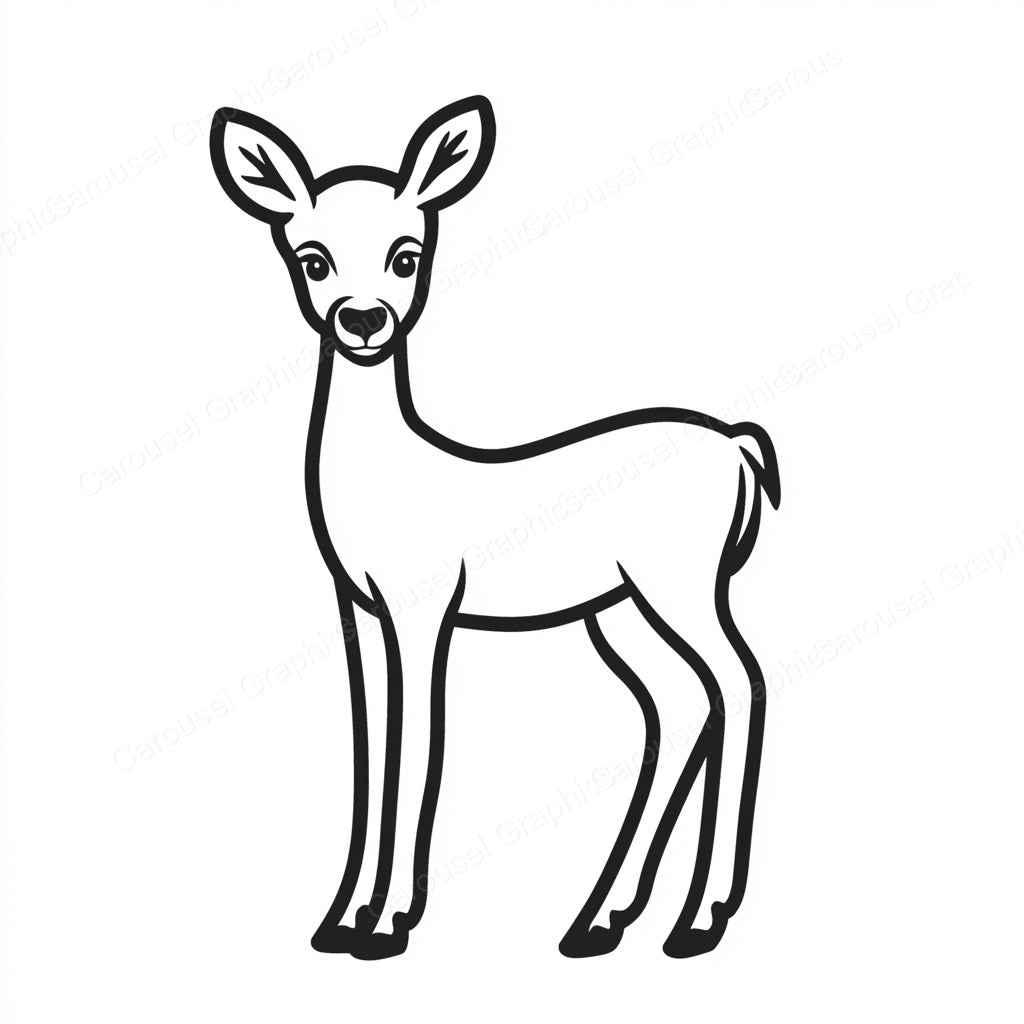 Deer Vector Graphic preview