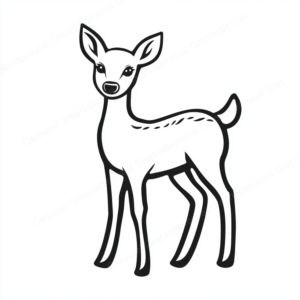 Deer Vector Graphic preview