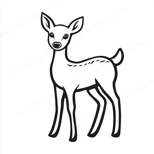 Deer Vector Graphic preview