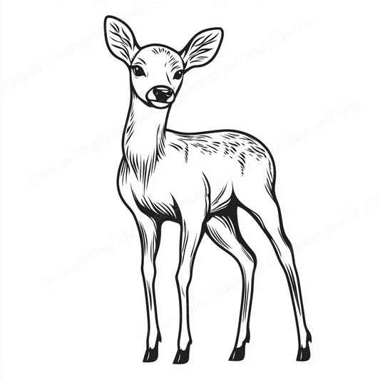 Deer Vector Graphic preview