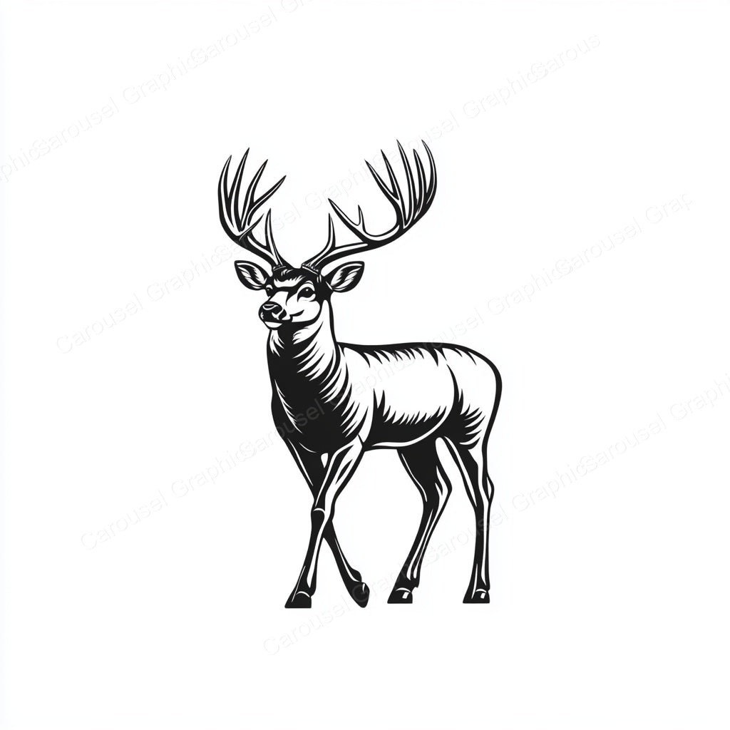 Deer Vector Graphic preview