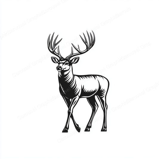Deer Vector Graphic preview
