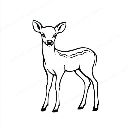 Deer Vector Graphic preview