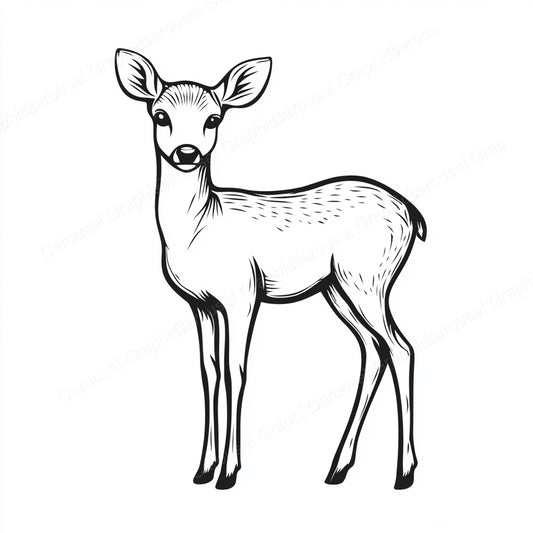 Deer Vector Graphic preview