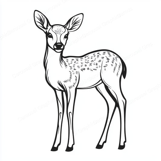 Deer Vector Graphic preview