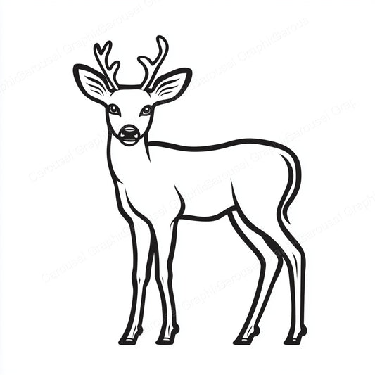 Deer Vector Graphic preview