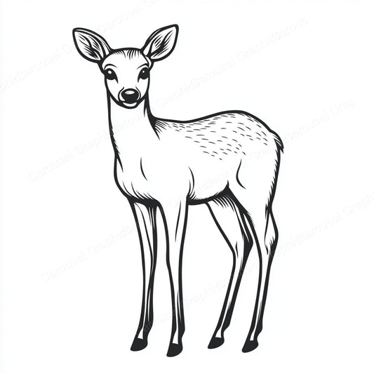 Deer Vector Graphic preview