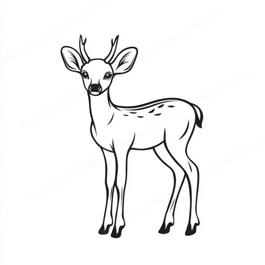 Deer Vector Graphic preview