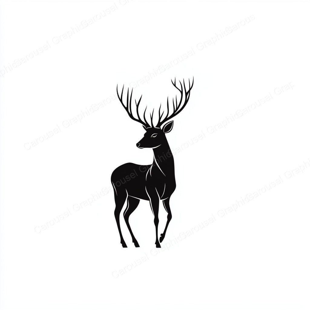 Deer Vector Graphic preview