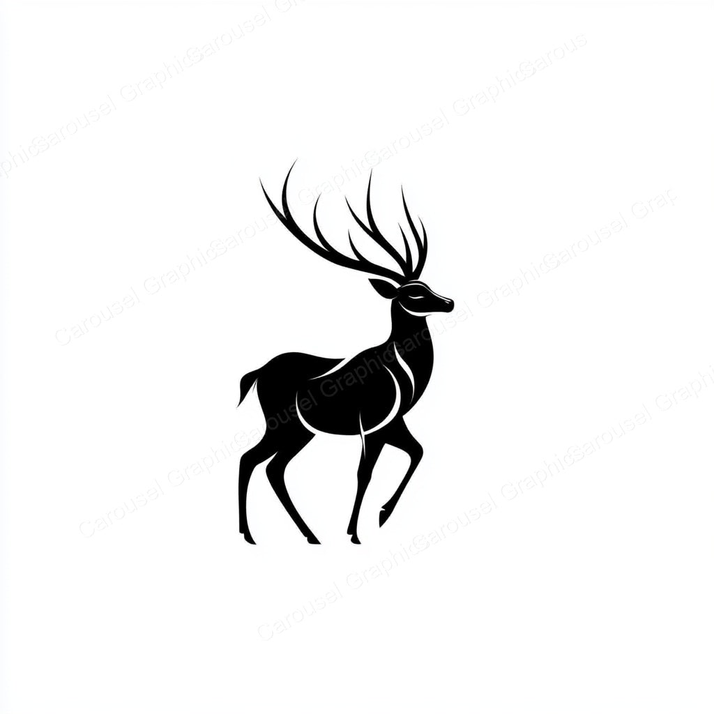 Deer Vector Graphic preview