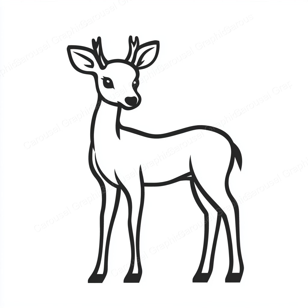 Deer Vector Graphic preview