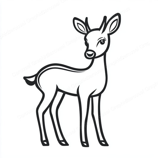 Deer Vector Graphic preview