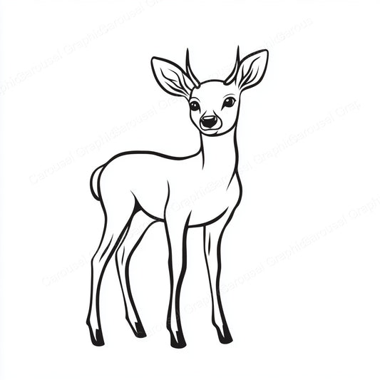 Deer Vector Graphic preview