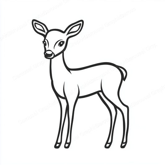 Deer Vector Graphic preview