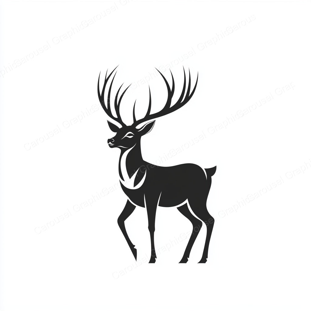 Deer Vector Graphic preview