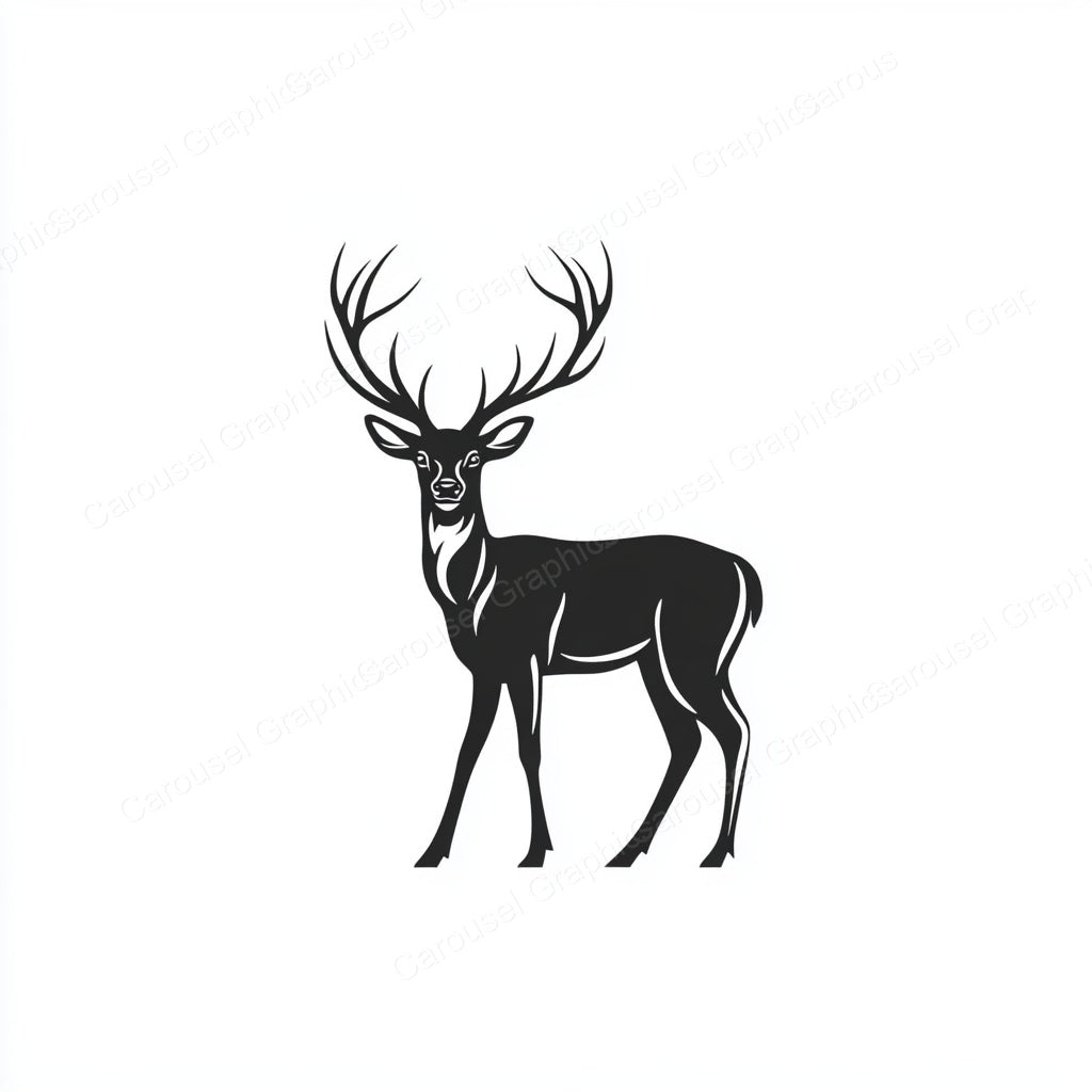 Deer Vector Graphic preview