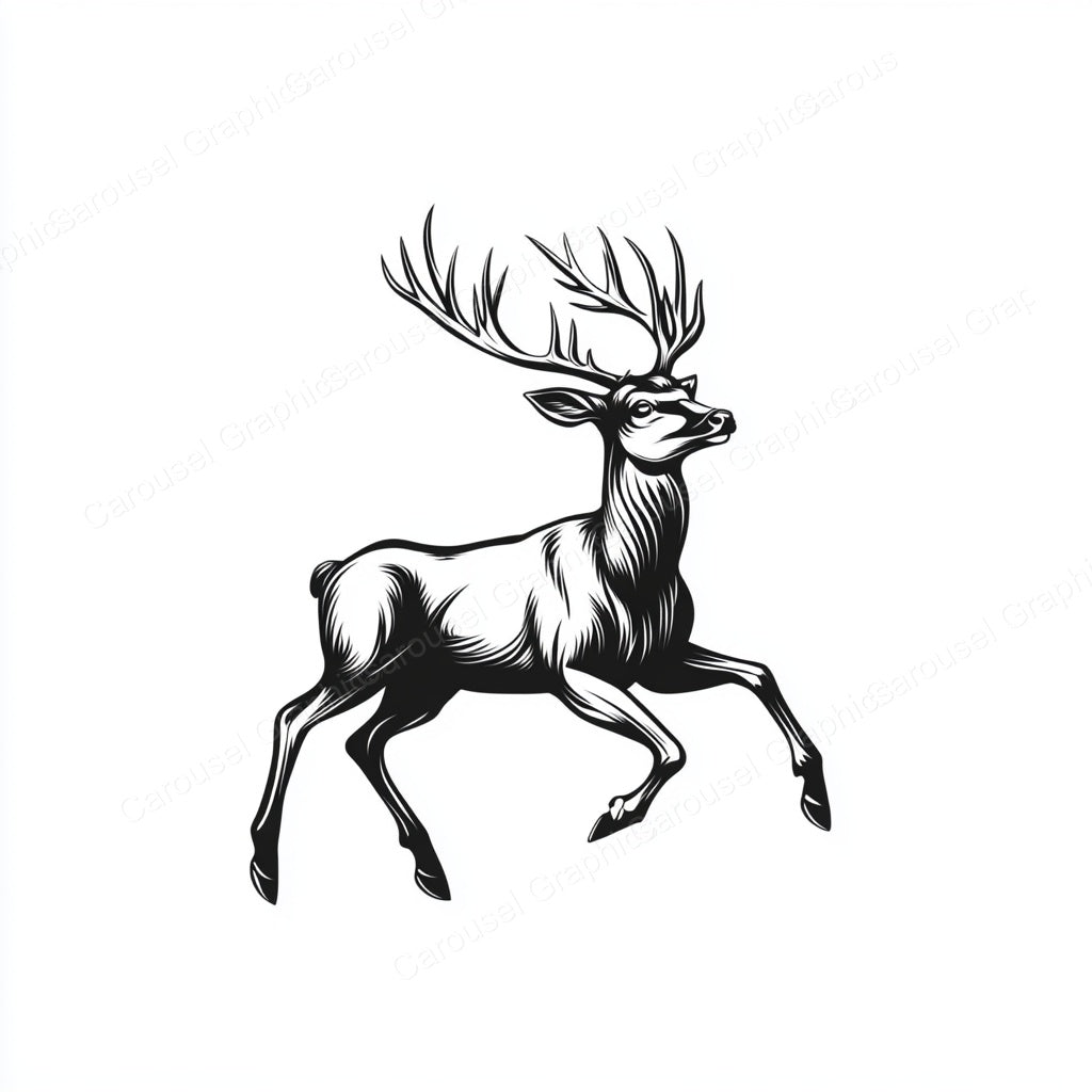 Deer Vector Graphic preview
