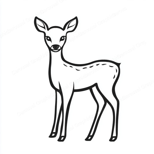 Deer Vector Graphic preview