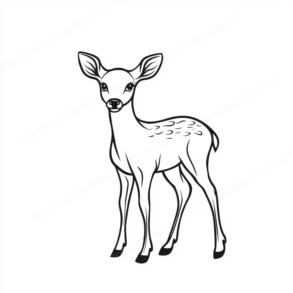 Deer Vector Graphic preview